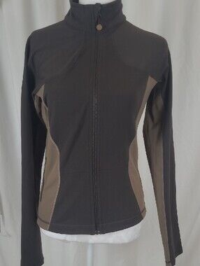 Lululemon Throwback Shape Jacket French Press Desert Sun Beige Brown Size 8 Nulu